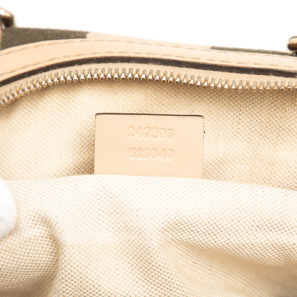 Gucci Medium GG Canvas Web Joy Boston Bag