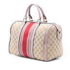 Gucci Medium GG Canvas Web Joy Boston Bag