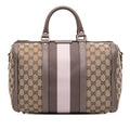 Gucci Medium GG Canvas Web Joy Boston Bag