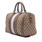 Gucci Medium GG Canvas Web Joy Boston Bag