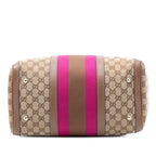 Gucci Medium GG Canvas Web Joy Boston Bag
