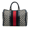 Gucci Medium GG Canvas Web Joy Boston Bag