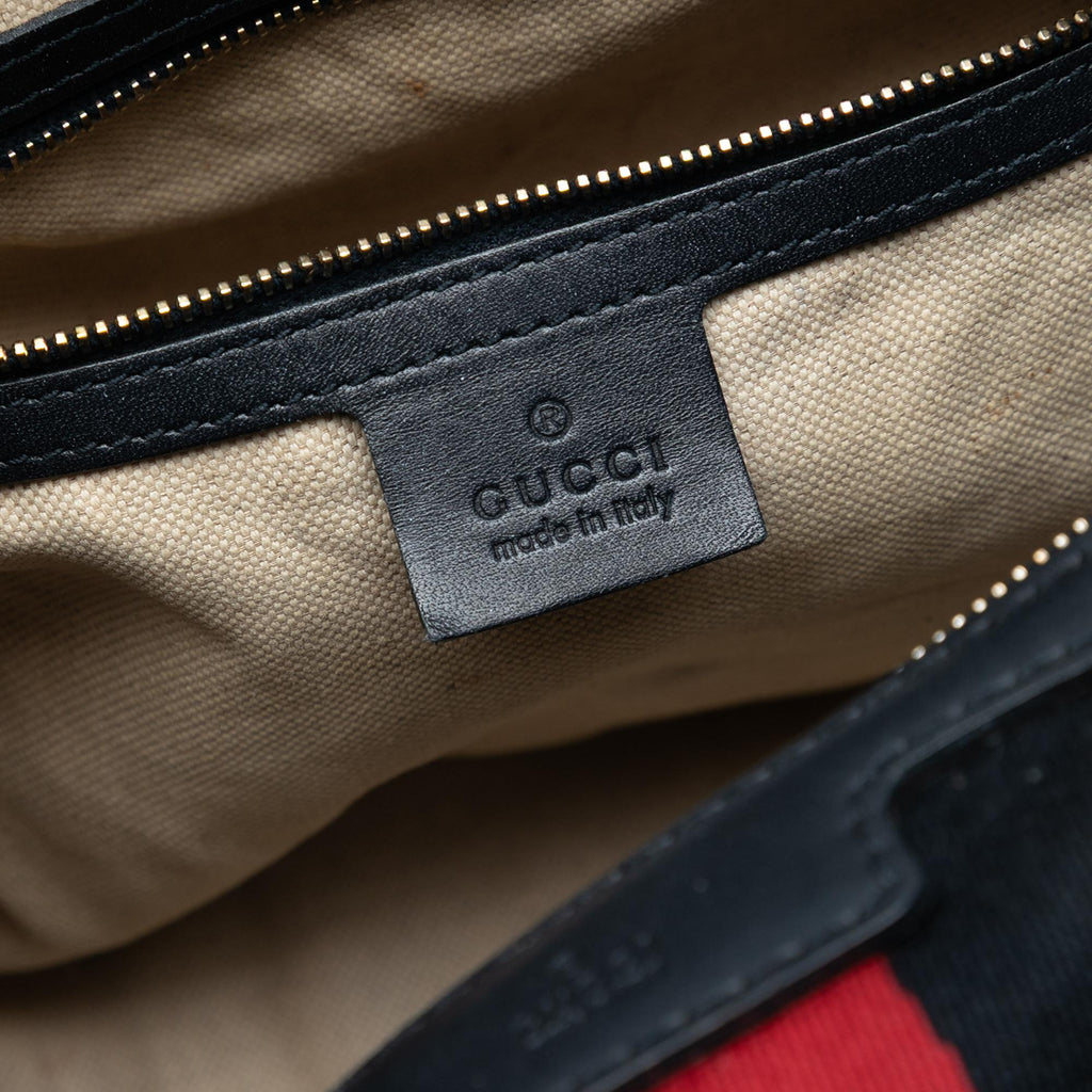 Gucci Medium GG Canvas Web Joy Boston Bag