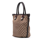 Gucci Medium GG Canvas Web Match Ball Tote