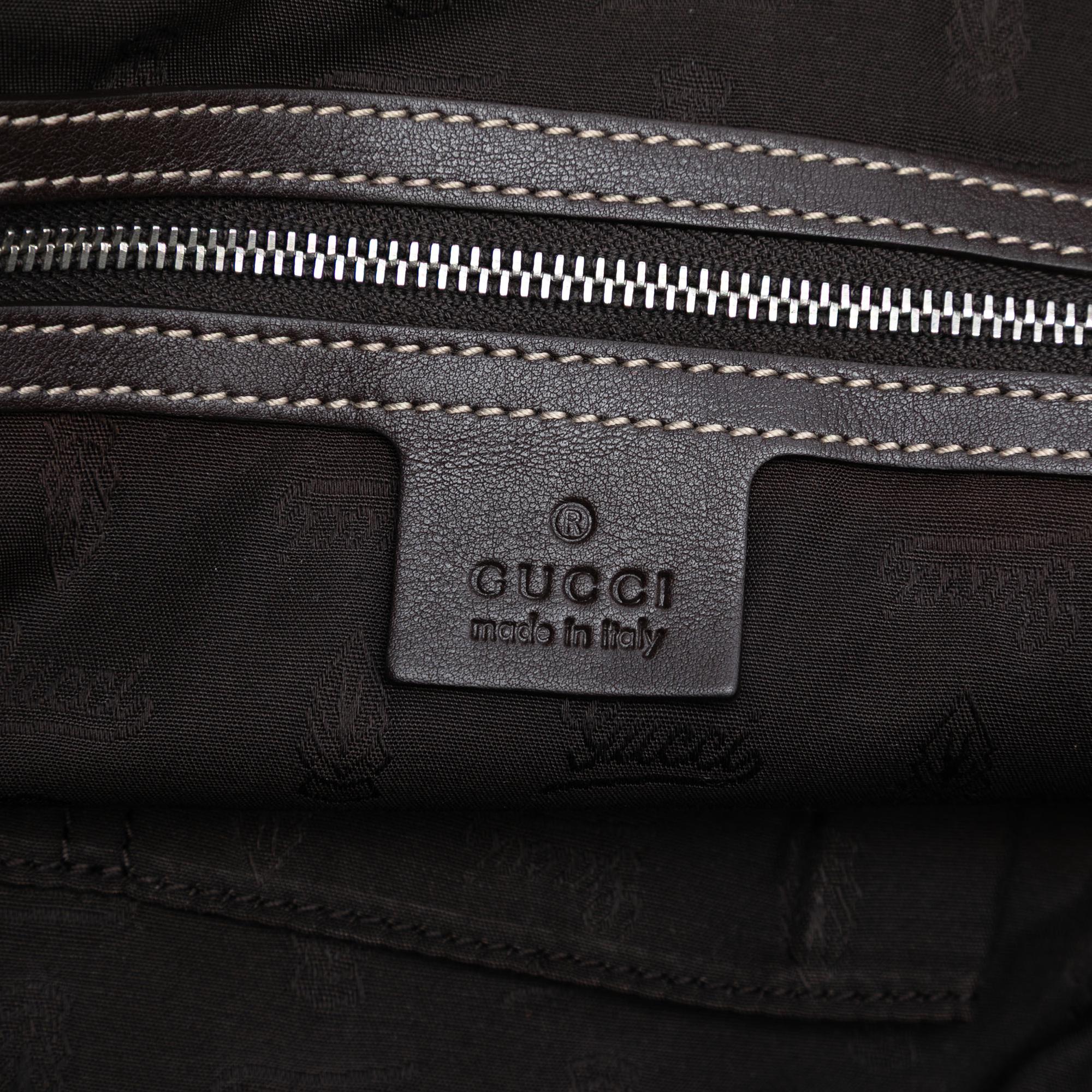Gucci Medium GG Canvas Web Match Ball Tote