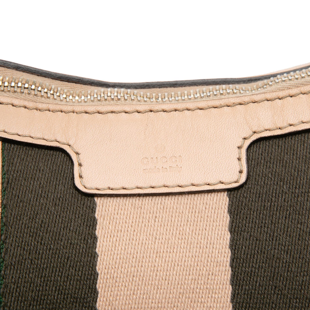 Gucci Medium GG Canvas Web Shoulder Bag