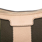 Gucci Medium GG Canvas Web Shoulder Bag