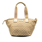 Gucci Medium GG Canvas Web Zip Handbag (SHG-kEKFuo)