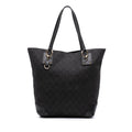 Gucci Medium GG Denim Charm Tote