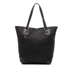 Gucci Medium GG Denim Charm Tote