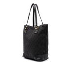 Gucci Medium GG Denim Charm Tote