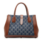 Gucci Medium GG Denim Jackie 1961 Tote (SHG-CSb5aI)