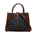 Gucci Medium GG Denim Jackie 1961 Tote (SHG-1r0eCA)