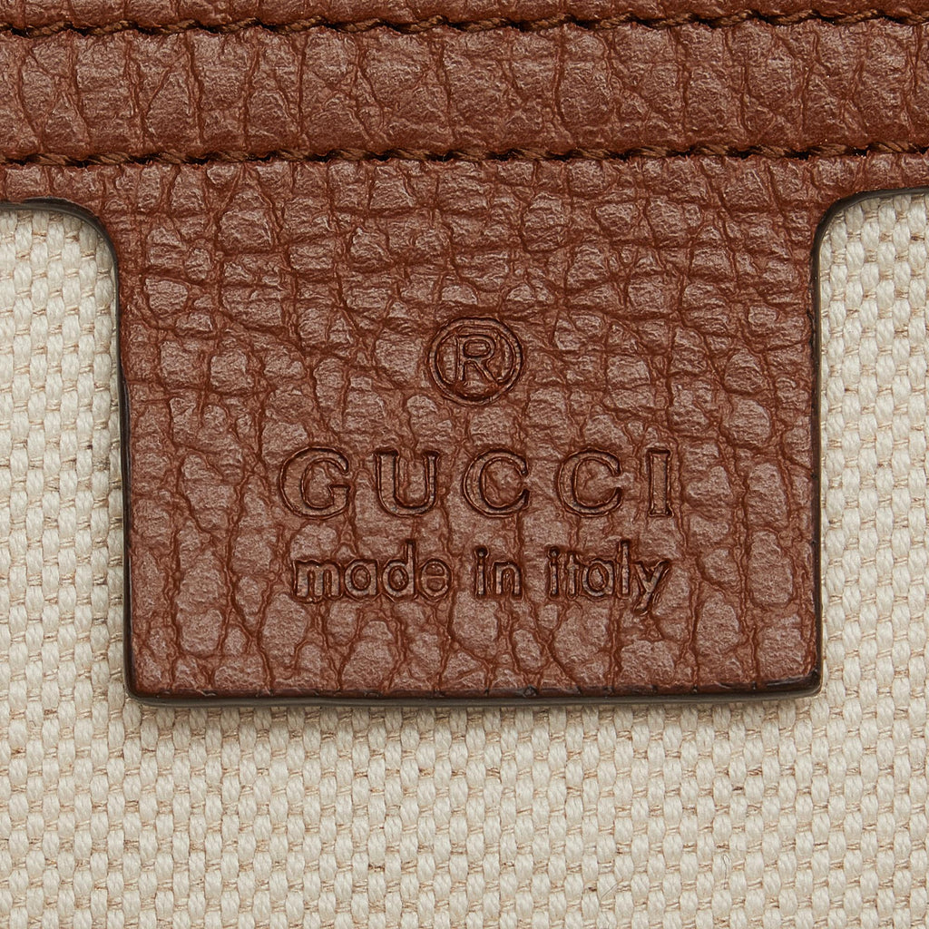 Gucci Medium GG Denim Ophidia Shopping Tote (SHG-TjQd49)