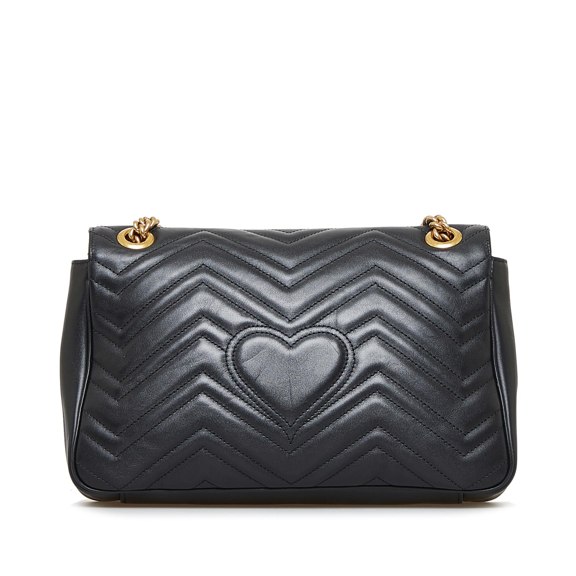 Gucci Medium GG Marmont Crossbody (SHG-A8Ntcs)