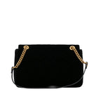 Gucci Medium GG Marmont Embroidered Matelasse Velvet Crossbody (SHG-70m7Yt)