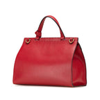 Gucci Medium GG Marmont Grained Leather Top Handle Satchel