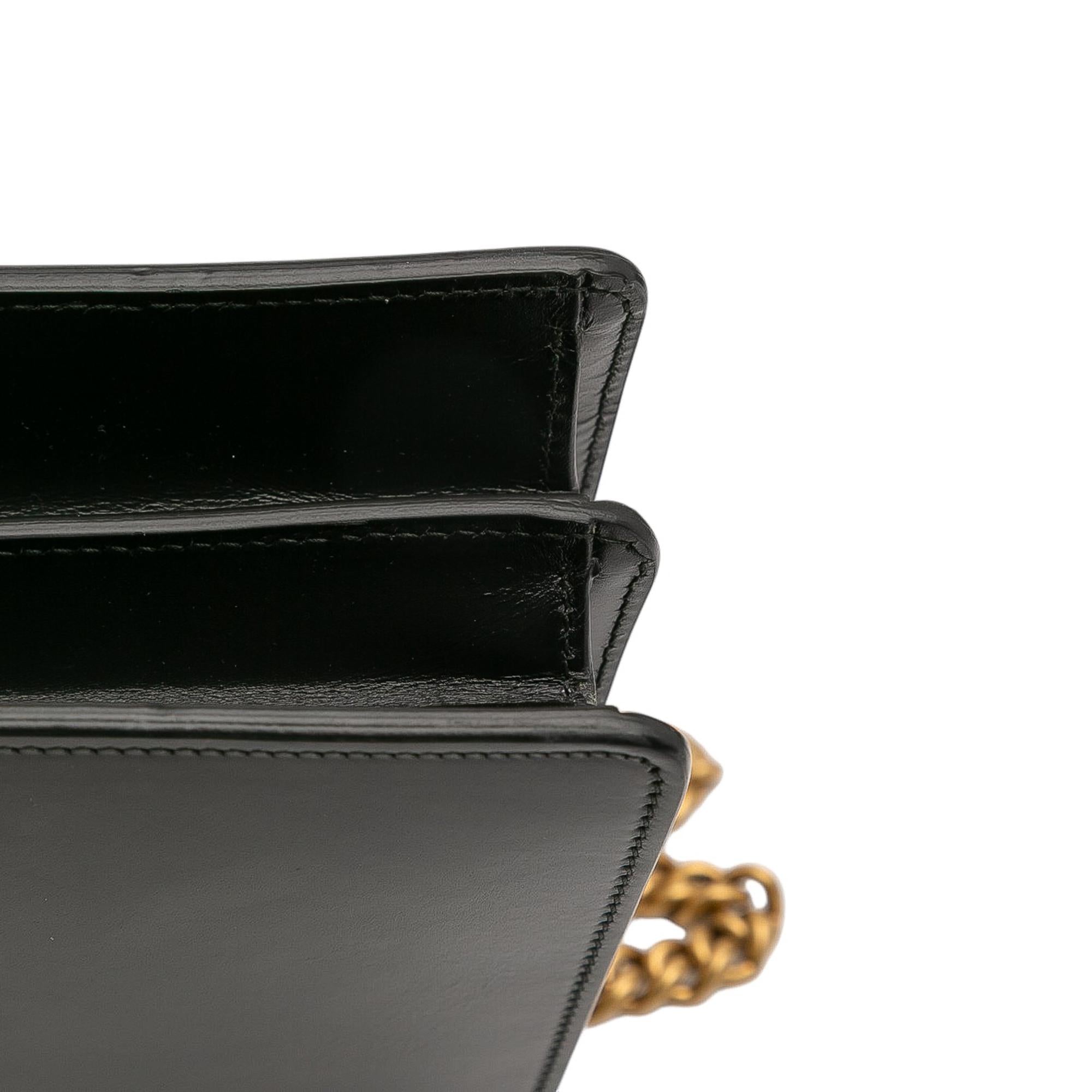 Gucci Medium GG Marmont Leather Chain Flap