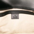 Gucci Medium GG Marmont Leather Chain Flap