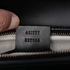 Gucci Medium GG Marmont Leather Malaga Kid Heart Patch Chain Flap