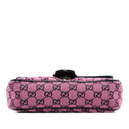 Gucci Medium GG Marmont Matelasse Diagonal GG Canvas Shoulder Bag