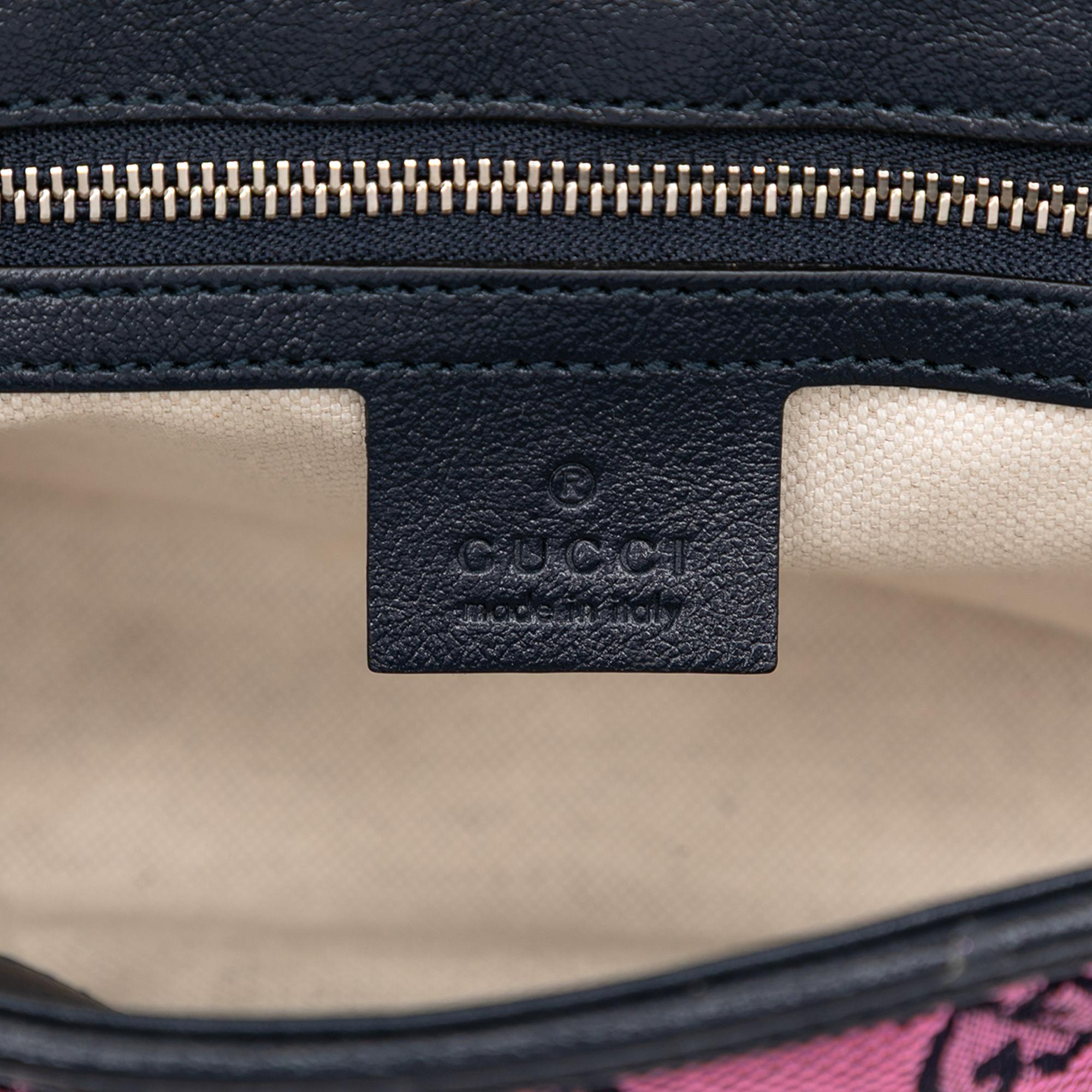 Gucci Medium GG Marmont Matelasse Diagonal GG Canvas Shoulder Bag