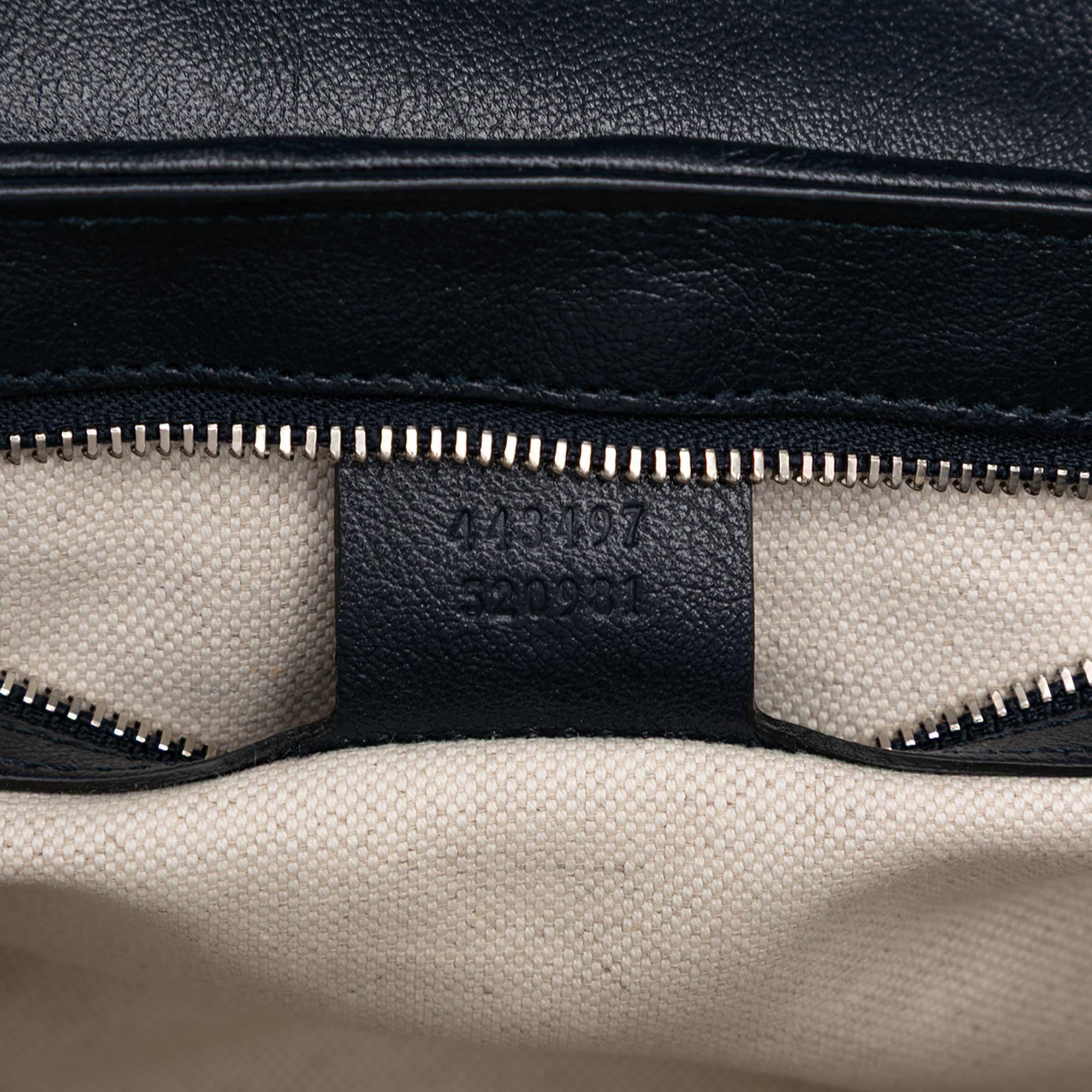 Gucci Medium GG Marmont Matelasse Diagonal GG Canvas Shoulder Bag