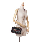 Gucci Medium GG Marmont Matelasse Diagonal Leather Torchon Shoulder Bag