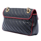 Gucci Medium GG Marmont Matelasse Diagonal Leather Torchon Shoulder Bag
