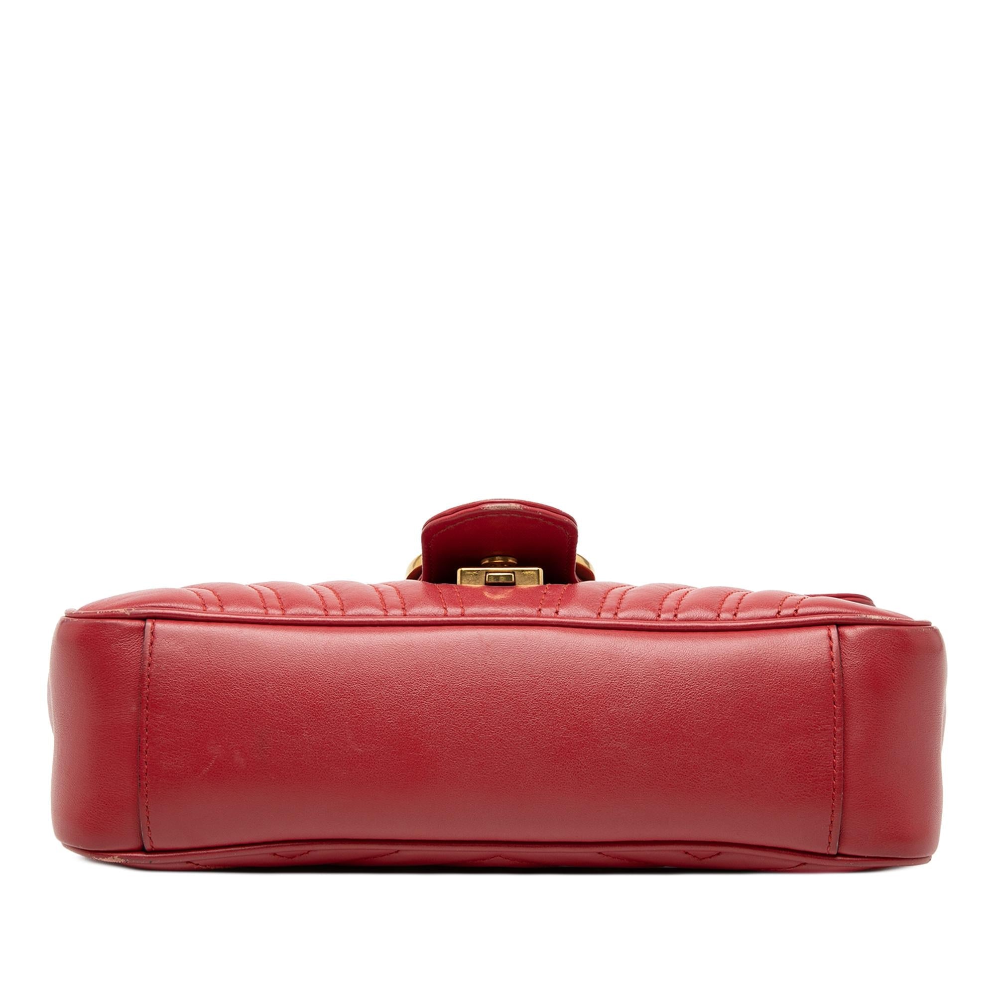 Gucci Medium GG Marmont Matelasse Leather Shoulder Bag