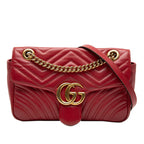 Gucci Medium GG Marmont Matelasse Leather Shoulder Bag