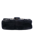 Gucci Medium GG Marmont Matelasse Velvet Crystal Embellished Shoulder Bag