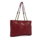 Gucci Medium GG Marmont Slim Matelasse Tote (SHG-DJstM9)