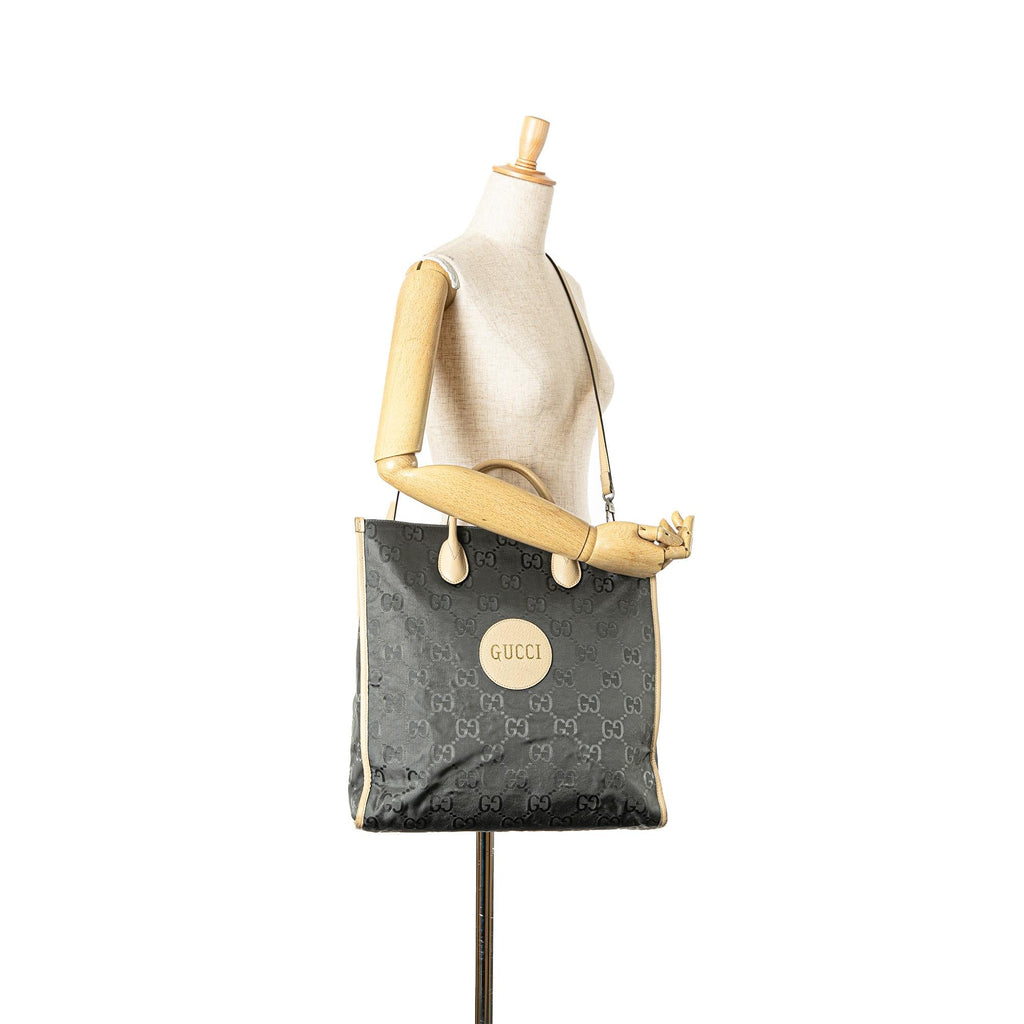 Gucci Medium GG Nylon Off the Grid Convertible Tote