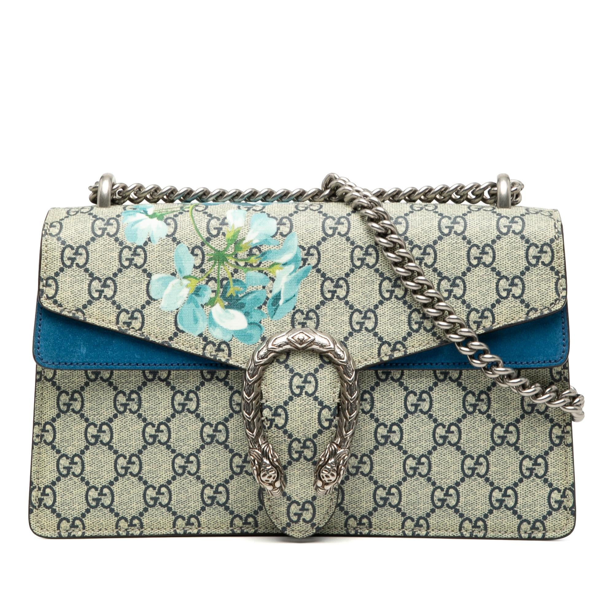 Gucci Medium GG Supreme Blooms Dionysus Shoulder Bag