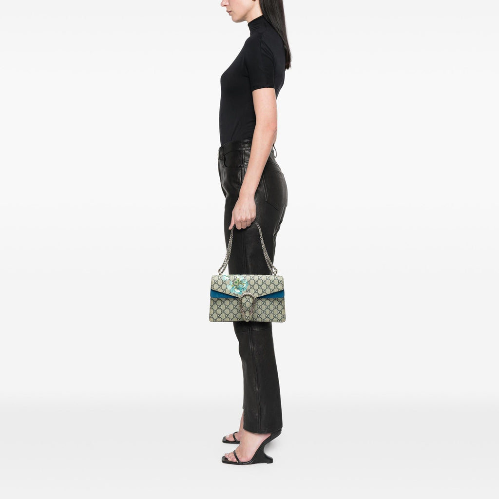 Gucci Medium GG Supreme Blooms Dionysus Shoulder Bag