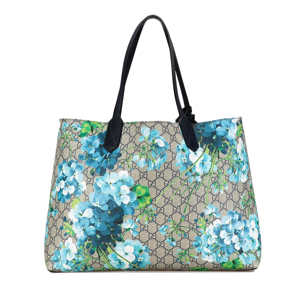 Gucci Medium GG Supreme Blooms Reversible Tote (SHG-AKgryd)