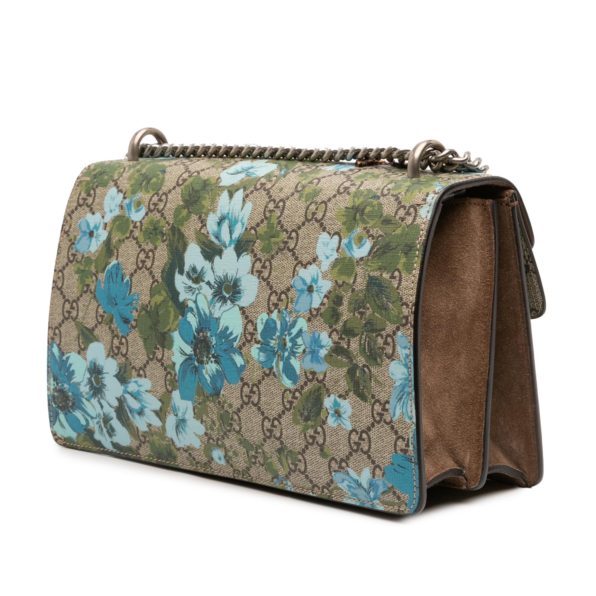 Gucci Medium GG Supreme Blooms and Bee Dionysus Shoulder Bag