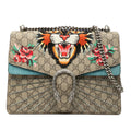 Gucci Medium GG Supreme Embroidered Angry Cat Dionysus Shoulder Bag