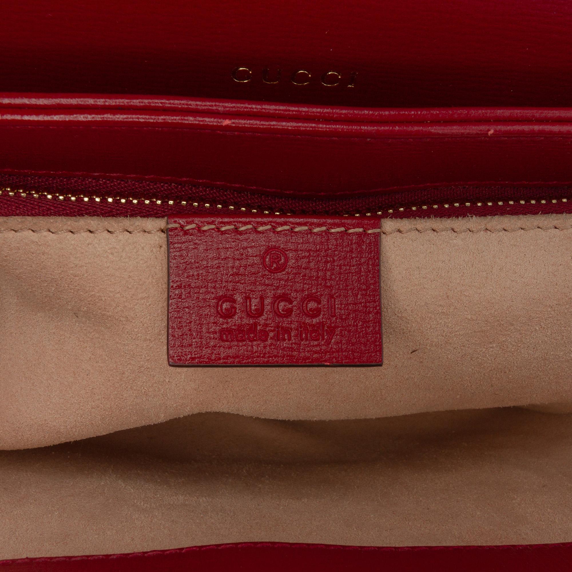 Gucci Medium GG Supreme Horsebit 1955 Shoulder Bag