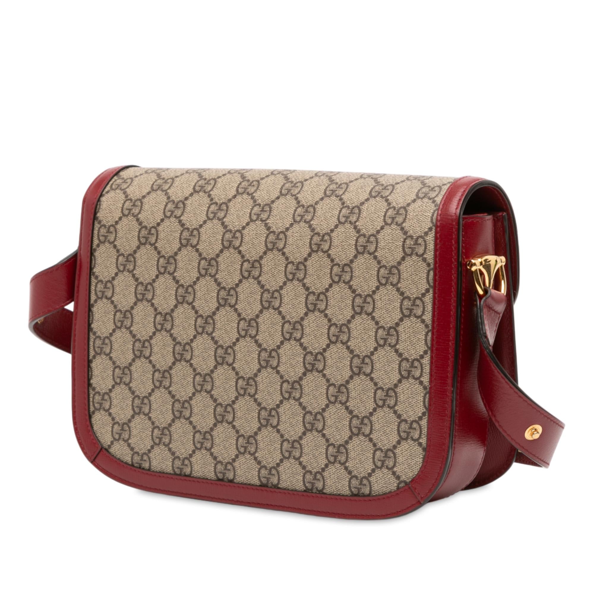 Gucci Medium GG Supreme Horsebit 1955 Shoulder Bag
