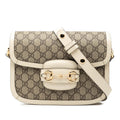 Gucci Medium GG Supreme Horsebit 1955 Shoulder Bag