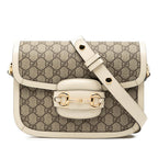 Gucci Medium GG Supreme Horsebit 1955 Shoulder Bag