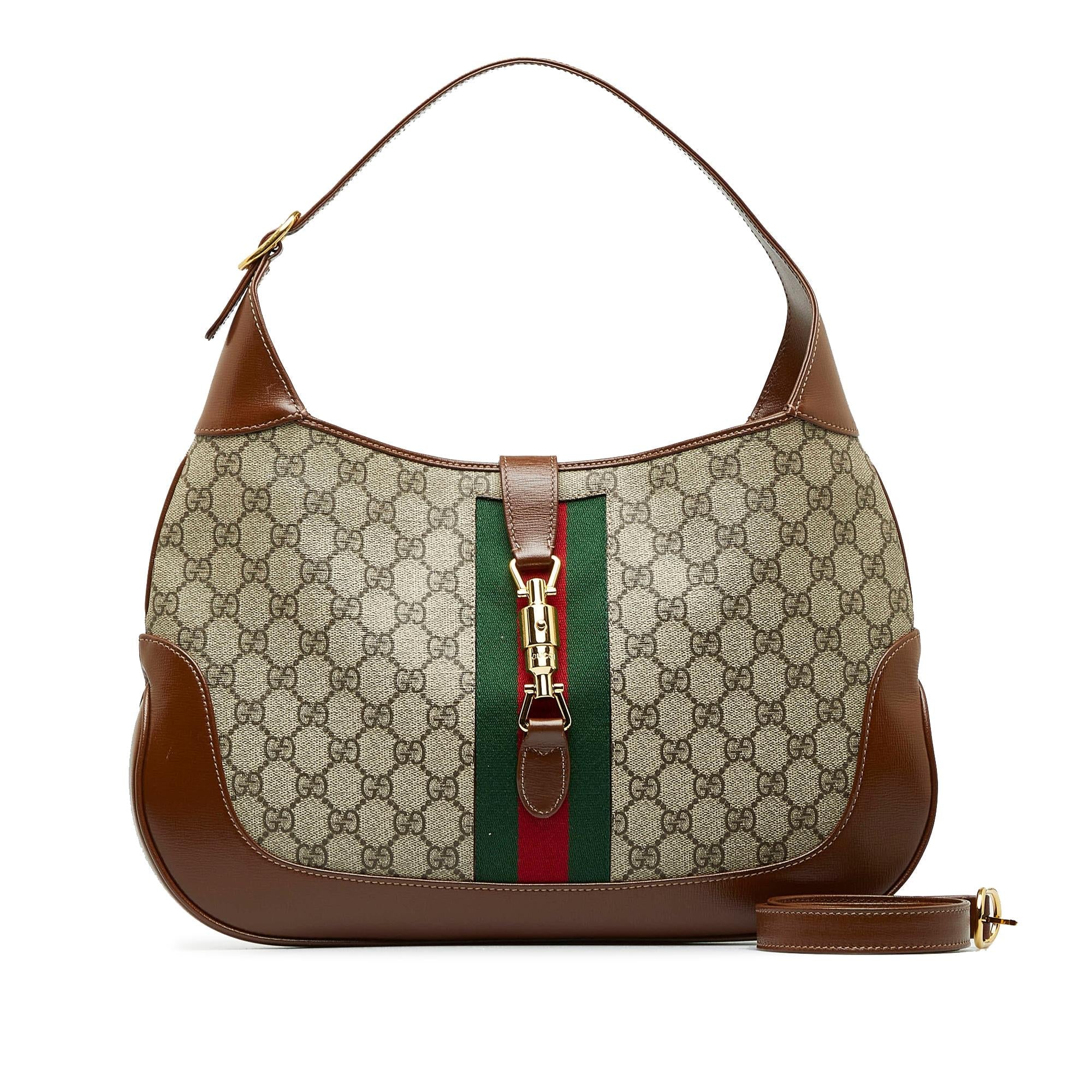 Gucci Medium GG Supreme Jackie 1961 (SHG-qAV8S4)