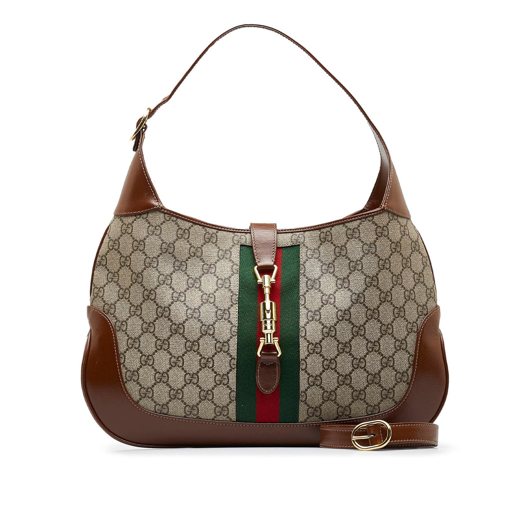 Gucci Medium GG Supreme Jackie 1961 (SHG-qAV8S4)