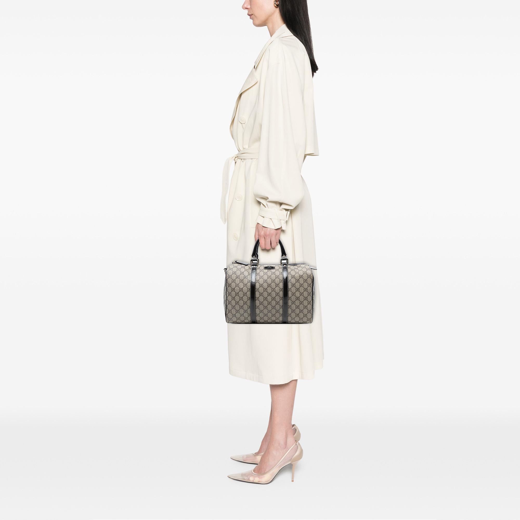 Gucci Medium GG Supreme Joy Boston Bag