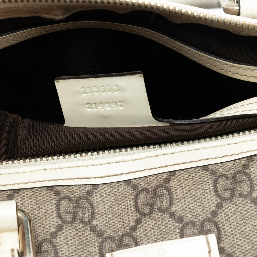 Gucci Medium GG Supreme Joy Boston Bag