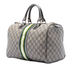 Gucci Medium GG Supreme Joy Web Boston Bag
