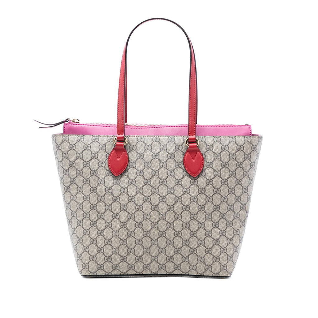 Gucci Medium GG Supreme Linea A Zip Tote