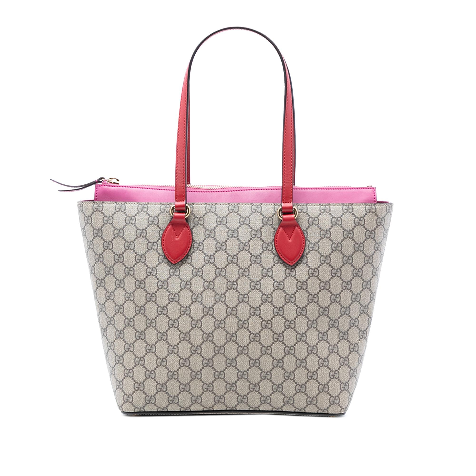 Gucci Medium GG Supreme Linea A Zip Tote